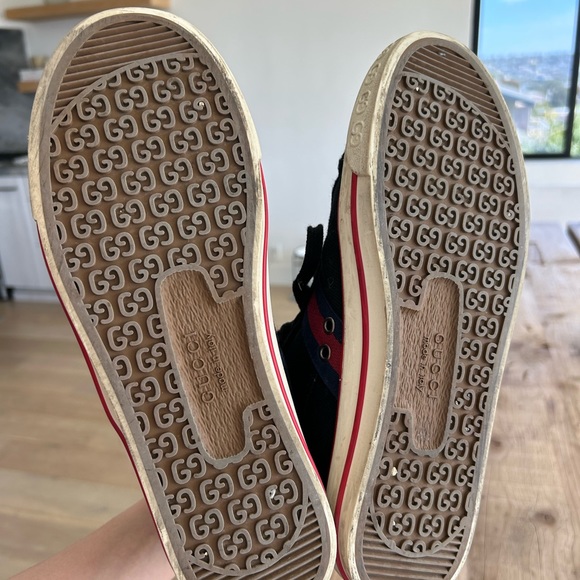 Men’s Gucci High Tops w/Box- EU size 7, US size 9. Gently used. Retail for $850. - Picture 5 of 5